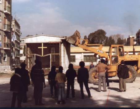 Demolizione cappella - 24 Febbraio 1981