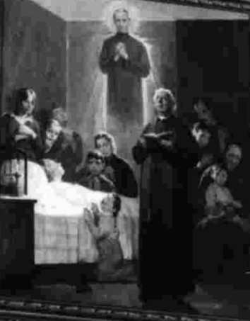 padre Angelo Velo  e i famigliari della signora Clotilde Fiamma chiedono al servo di Dio  Leonardo Murialdo di ottenere dal Signore la grazia della guarigione.